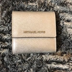 Michael Kors silver wallet